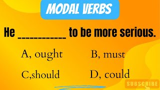 Modal verbs Quiz|English grammar test |English learn quiz