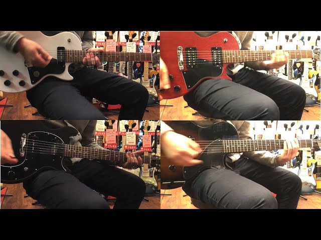 御茶ノ水ROCK SIDEのLes Paul Special ＆ Junior全部弾いてみた - YouTube