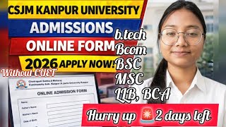 Government universities without CUET last chance 2026..#cuet #selfstudy#goviral#up #kanpuruniversity