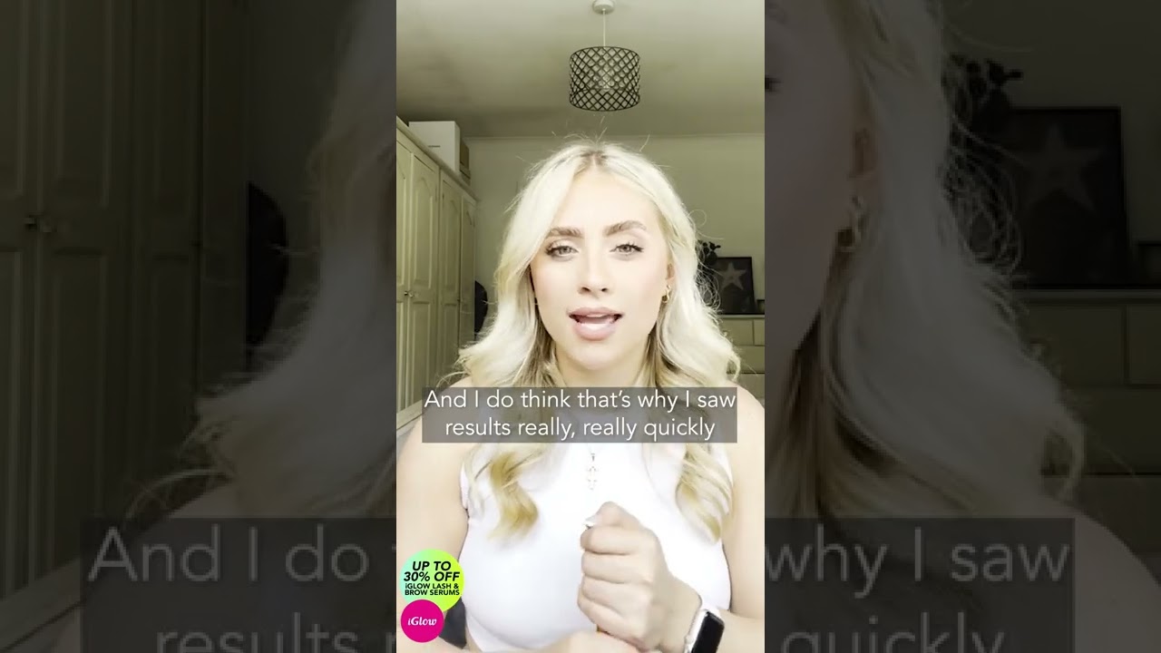 "If you’re someone that wants longer lashes or fluffy brows, you need to start using iGlow Serums"