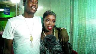 Meek Mill Meeting Estelle Backstage @ the Global Fusion Fest 07-16-11