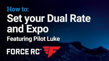 Force RC - How to: Dual Rate and Expo Setting for Air Transmitters