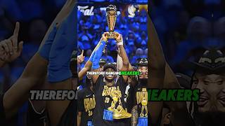 Why does SGA wear a pair of gold sneakers around his neck?#shorts#youtubeshorts #nba#basketball#sga