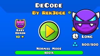 deocde 100%   easy demon