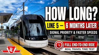 How Fast is TTC Line 5 Eglinton 6 Months Later (Full Ride | No Cuts)