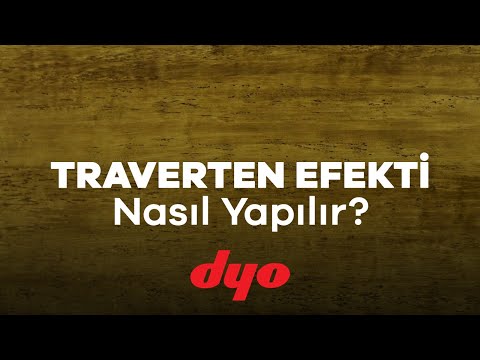 Traverten Desen Efekti Nasıl Yapılır? - Efekt Desen Çalışmaları