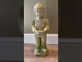 Victorian Style Terracotta Small Smart Boy Garden Bird Bath Water Feature
