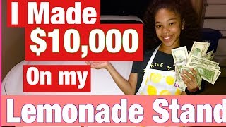 This video shows step by how a kid can make $10,000 dollars in one
summer on lemonade stand. to tons of money le...