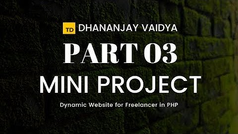 Part #3: Web design agency PHP live project