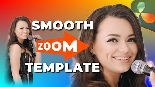 Seamless Focus Transition: No Keyframe Smooth Zoom Effect in DaVinci Resolve - FREE Template