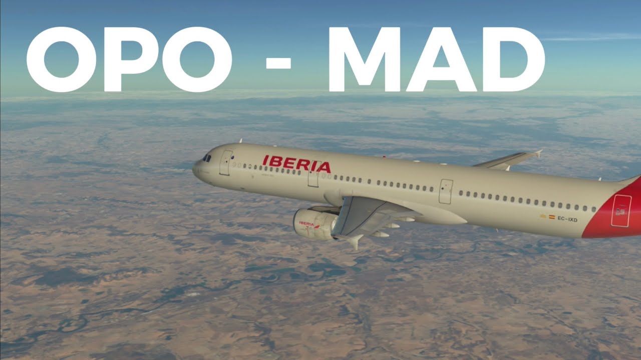 Full Flight #1 - OPO-MAD - Airbus A321-200 - Iberia - Infinite Flight