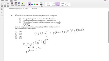 SOA Exam P Question 39  | Bernoulli