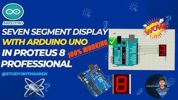 seven segment display with arduino in proteus 8| seven segment simulation |counter