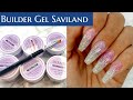 Gel nails at home  saviland builder gel review  coffin nails on forms