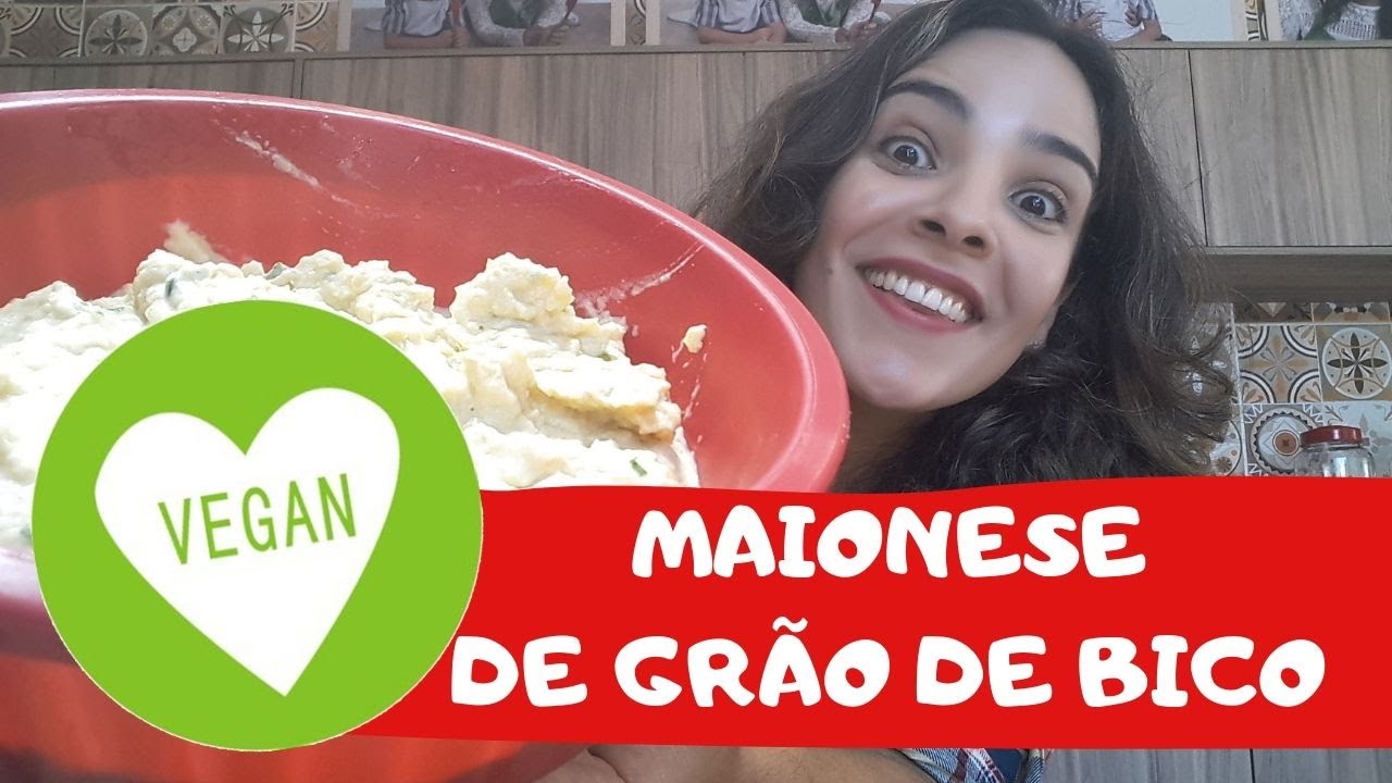 Como Fazer Maionese Vegana De Grão De Bico