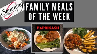 Meals of the week | Family of 4 | Slimming World friendly | Syn values included