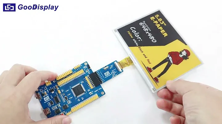 Ultimate 5.83" 4-Color E Ink Display: Fast 12s Refresh, Ultra-Low Power for IoT & Digital Signage!