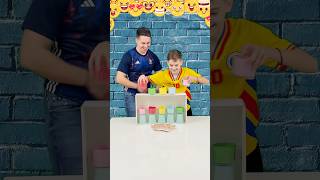 First to Match Cups WINS! So Exciting!🥤🔥🏆⏳🤣#shorts