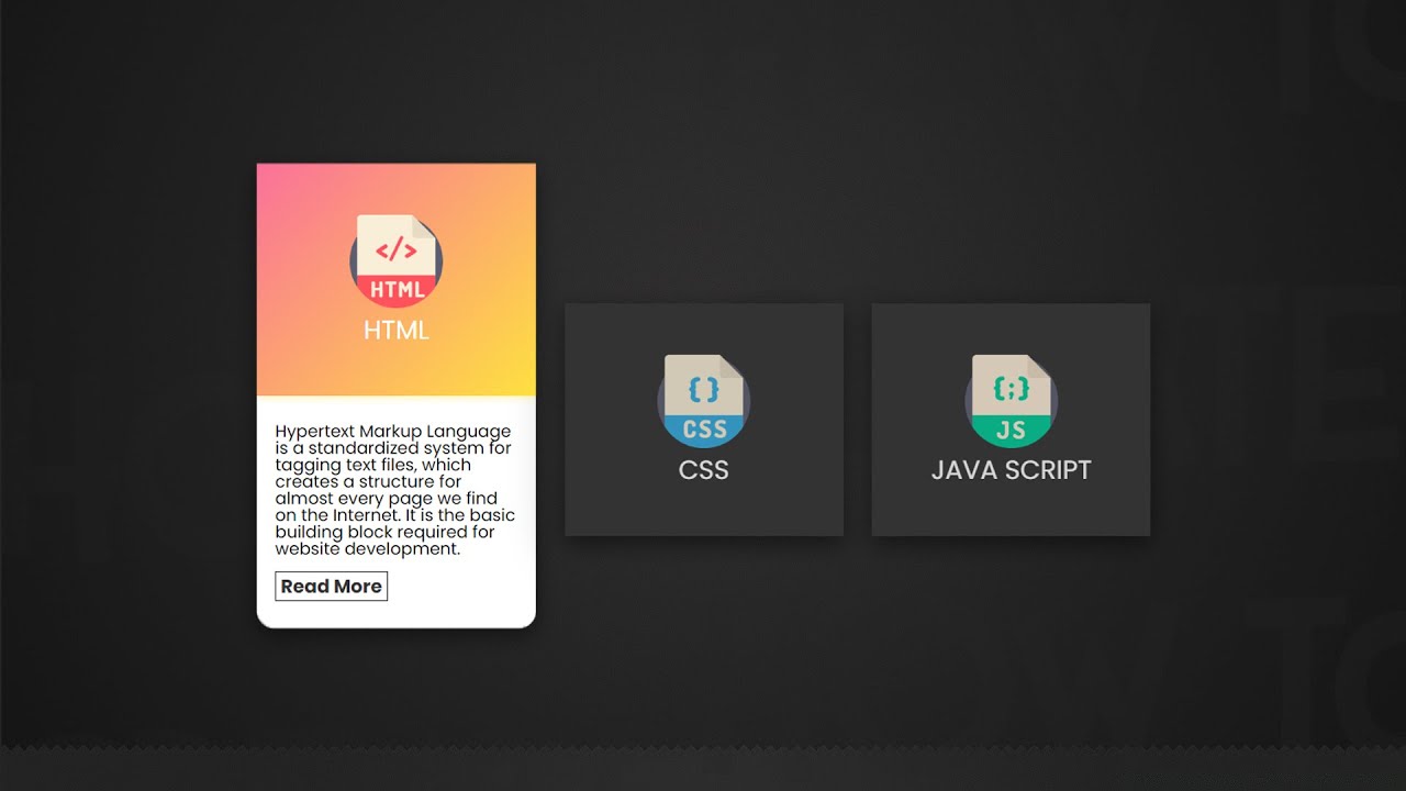 How to create flex-card/ Design Using HTML | CSS (Flex карточки) - YouTube
