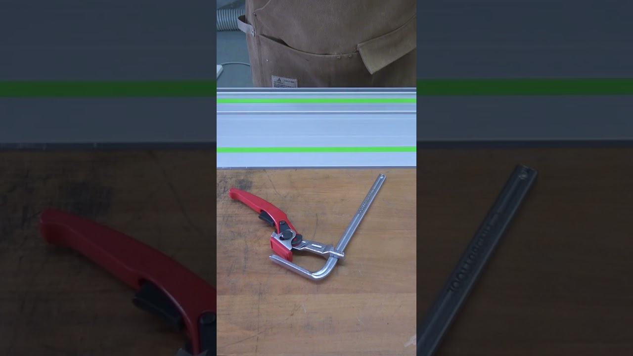 Ratchet Track Saw Guide Rail Clamps