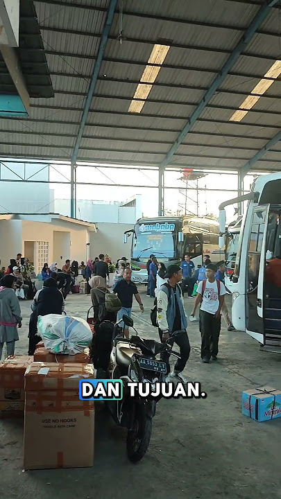 Suasana Senin sore di garasi Bus Sumber Alam Kutoarjo #shorts