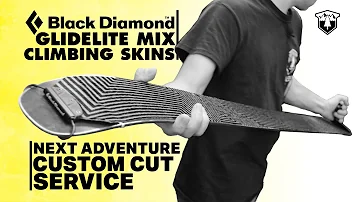 Custom Cut Black Diamond Glidelite Mix Climbing Skins