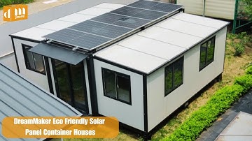 How to assemble solar panels on the roof of a container house?