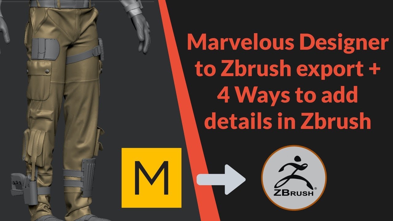 how to set scale zbrush to marvelous designer