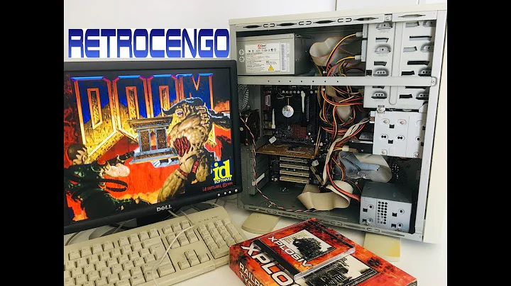 Intel Pentium 4 2.66GHz Windows98 MS DOS Gaming pc, all built in an AOpen retro Cabinet