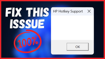 Fix HP Hotkey Support Popup | Function Keys Not Working on HP Laptop (Solved)