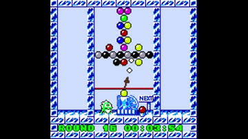 Puzzle Bobble Mini: Puzzle [Round 16] (Neo Geo Pocket Color Emulated)
