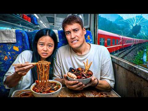 24 Hours on the Worst TRAIN in China! What's Inside?