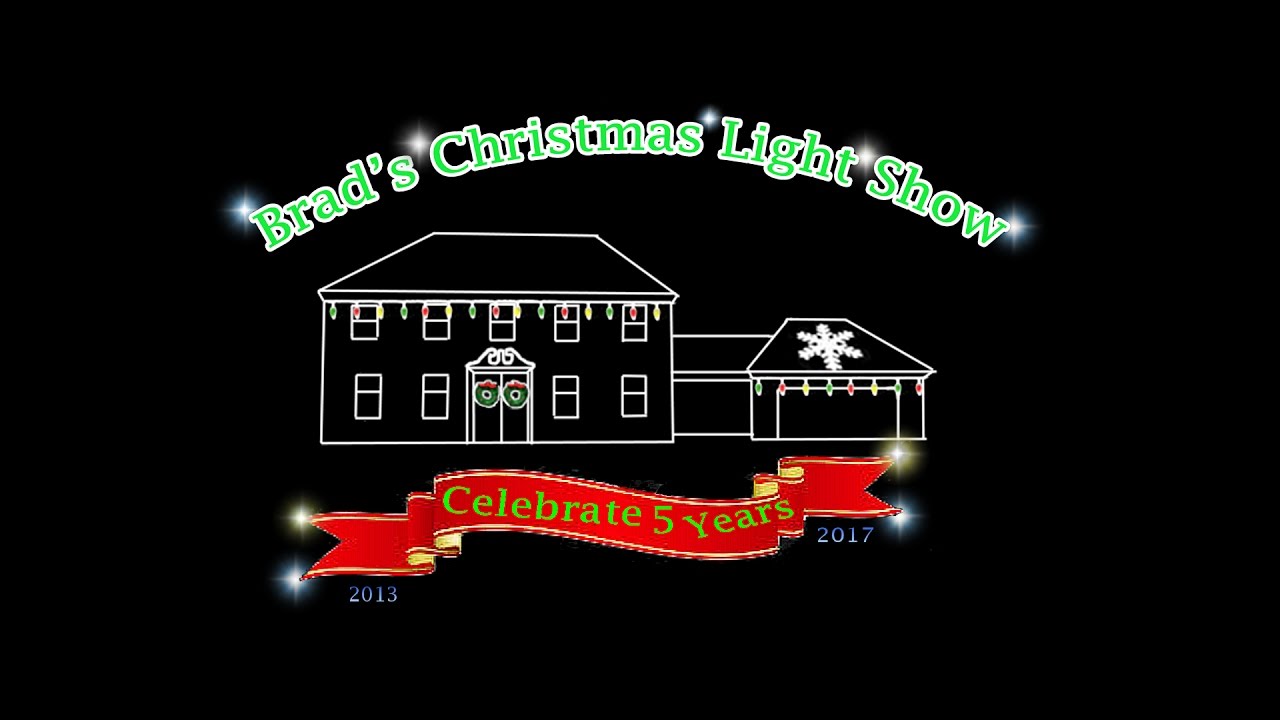 Brad's Christmas Light ShowCelebrate 5 Years! YouTube