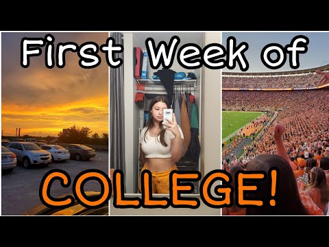 First week of college vlog! | University of Tennessee Knoxville ?