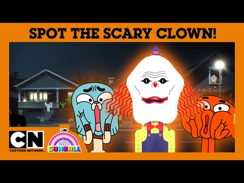 Gumball | Spot the Scary Clown | Cartoon Network UK