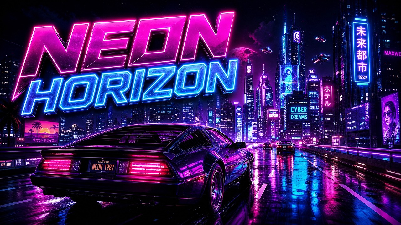 🌌 Neon Horizon | Retro Synthwave Anthem | Electronic Dreams