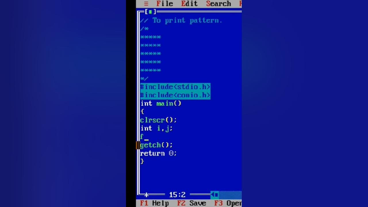 Pattern Program in C Programming - YouTube