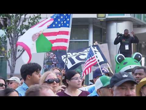 San Diego leaders, residents rally against ICE enforcement near schools