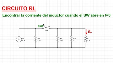 Circuito RL. Ejercicio con fuente de corriente.