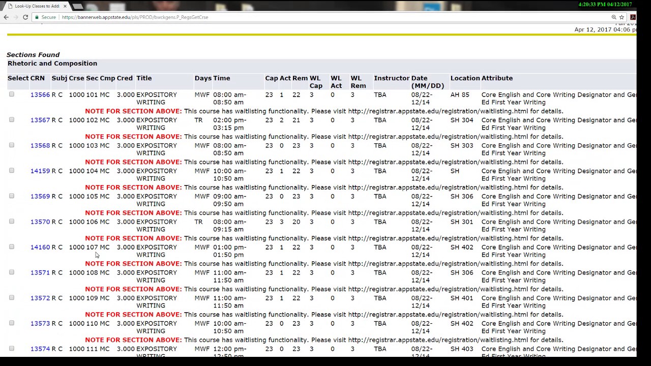 Module 4 Registering Using Appalnet Appstateera2019