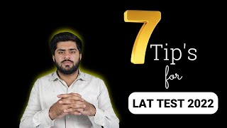 7 Tips for LAT Test Preparation| LAT Test 2022| Law Admission Guide 2022 7 Tips for LAT Test Preparation| LAT Test 2022| Law Admission Guide 2022