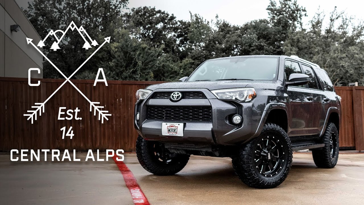 2017 Lifted Gray Toyota 4Runner Central Alps YouTube