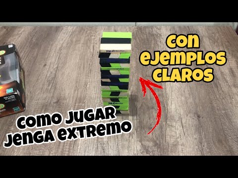 Como jugar jenga xtremo /jenga extremo /juegos de mesa / jenga tutorial / how to play jenga extreme