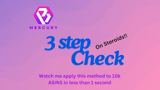 Celebrity 3 Step Check Automated with 3P Mercury Wealth