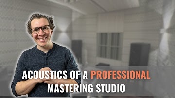 Acoustics Of A Professional Mastering Studio