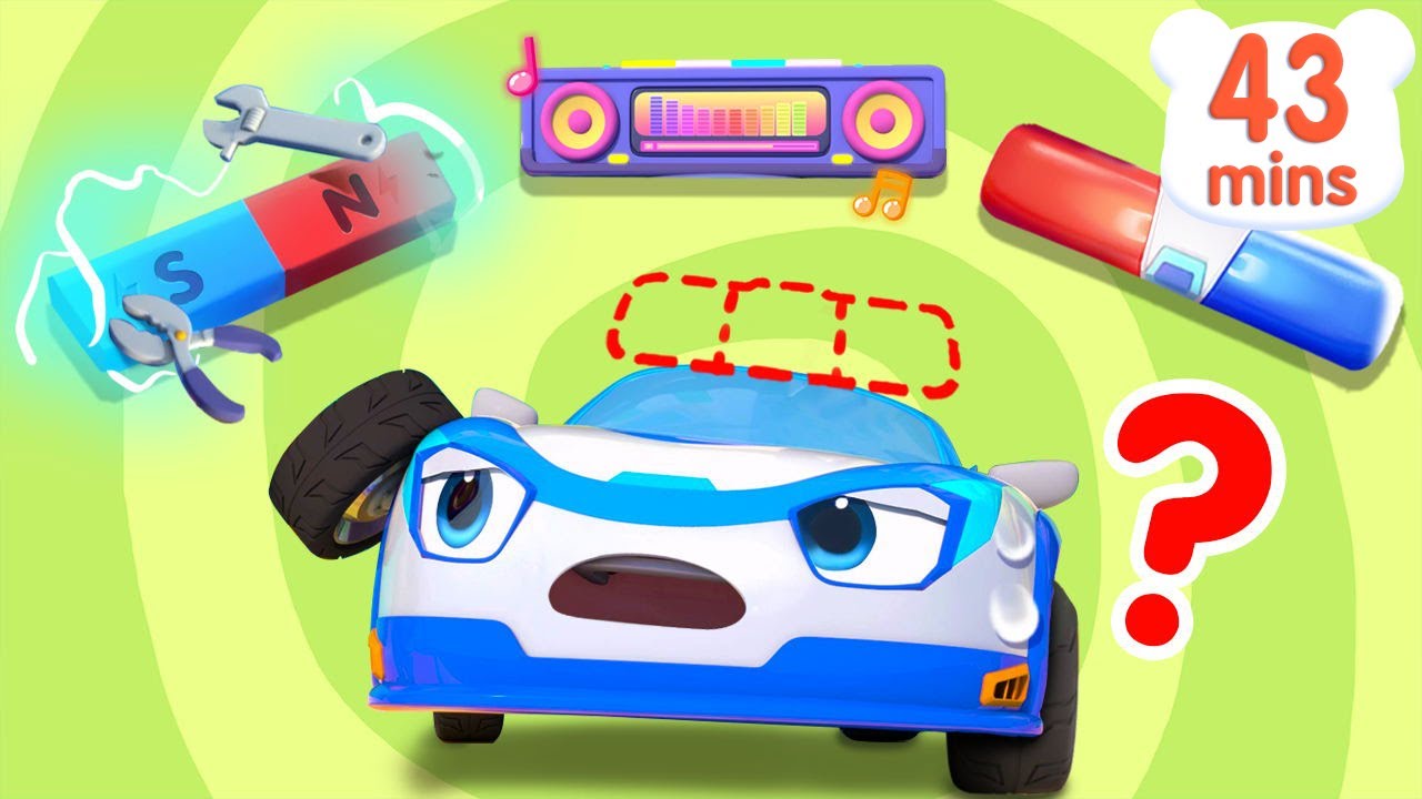 Where is Police Car&#39;s Siren?????| Police Car Song | Monster Truck | Kids Songs | BabyBus