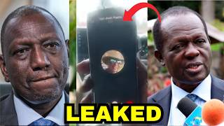 Leaked Phone Call exposes President Ruto as the one behind Raphael Tuju's troubles