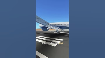 Rate This Landing🧈🧈 #a330 #swiss001landing