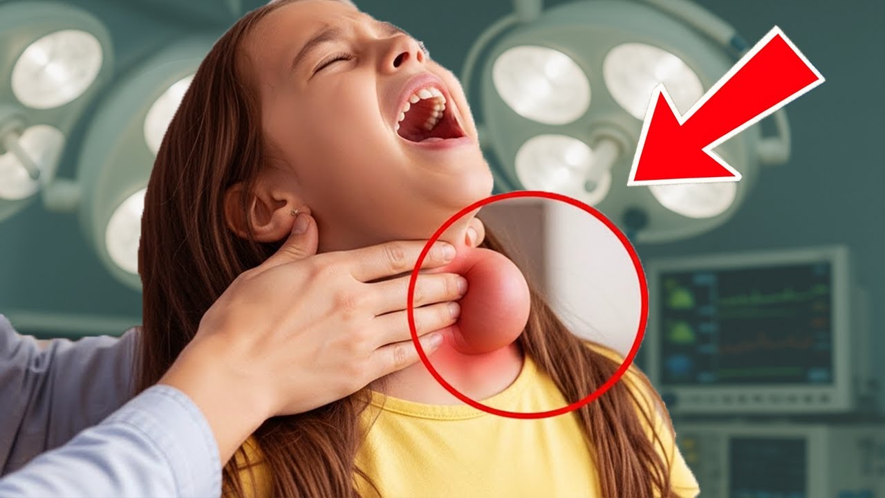 Мама проигнорировала странную шишку на шее своей дочери. То, что врачи обнаружили внутри, повергл...