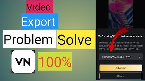 VN App पैसा मांग रहा है  Video Export करते समय  |  100%  problem solved | #vn #video #export_problem